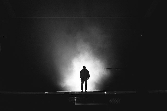 Kendrick Lamar photographed during The DAMN. Tour.