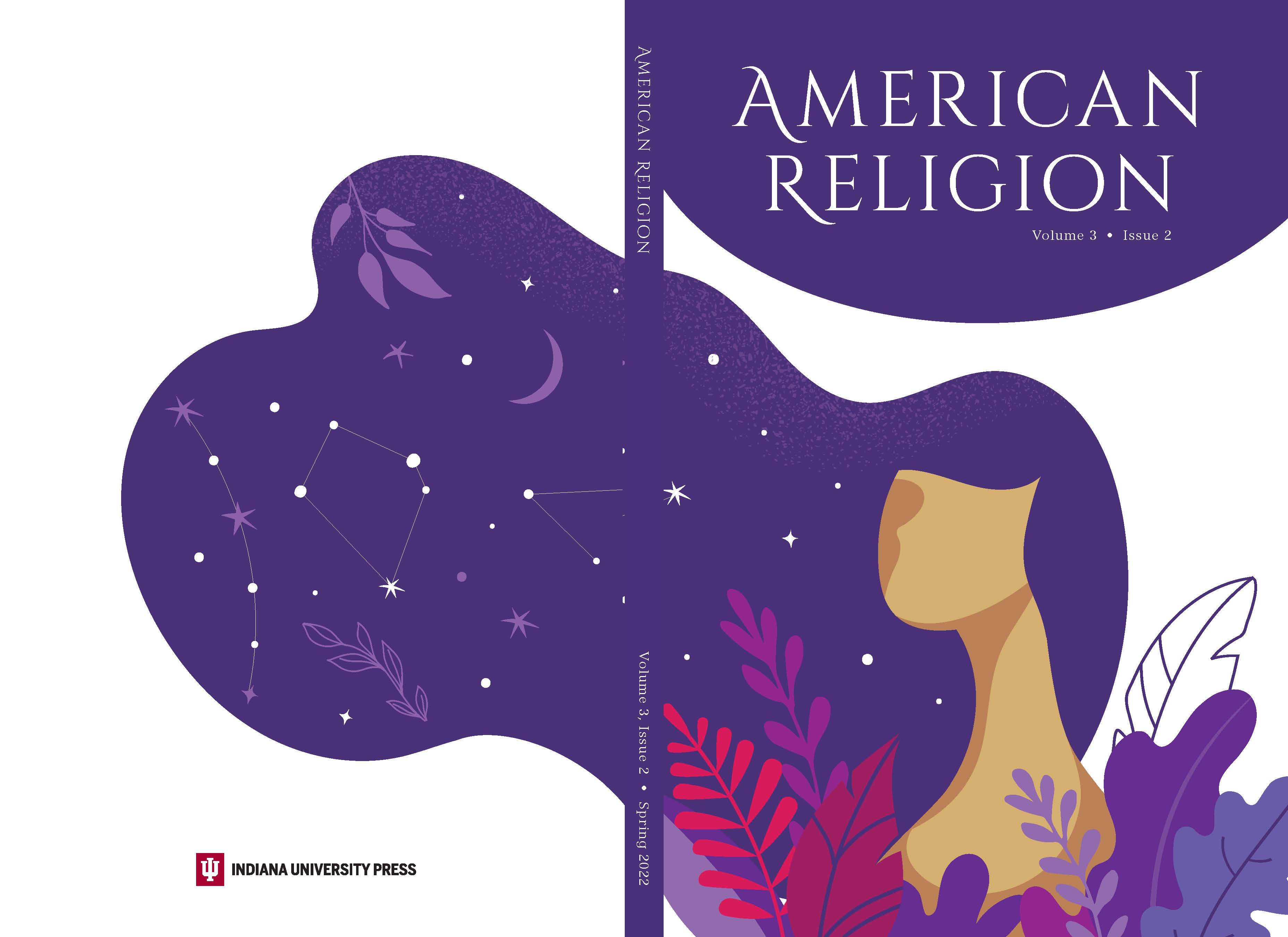 Cover of sixth issue of American Religion journal.