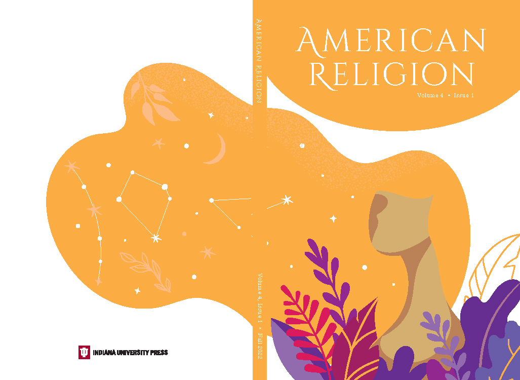 Cover of seventh issue of American Religion journal.
